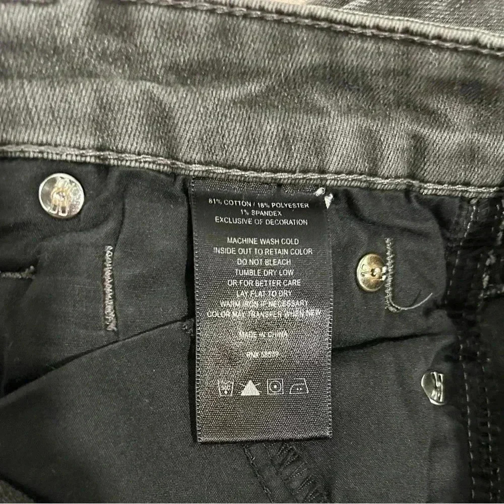 KUT From The Kloth Diana Skinny Mid Rise Jeans Dark Wash Black Denim Size 4 - Picture 8 of 11